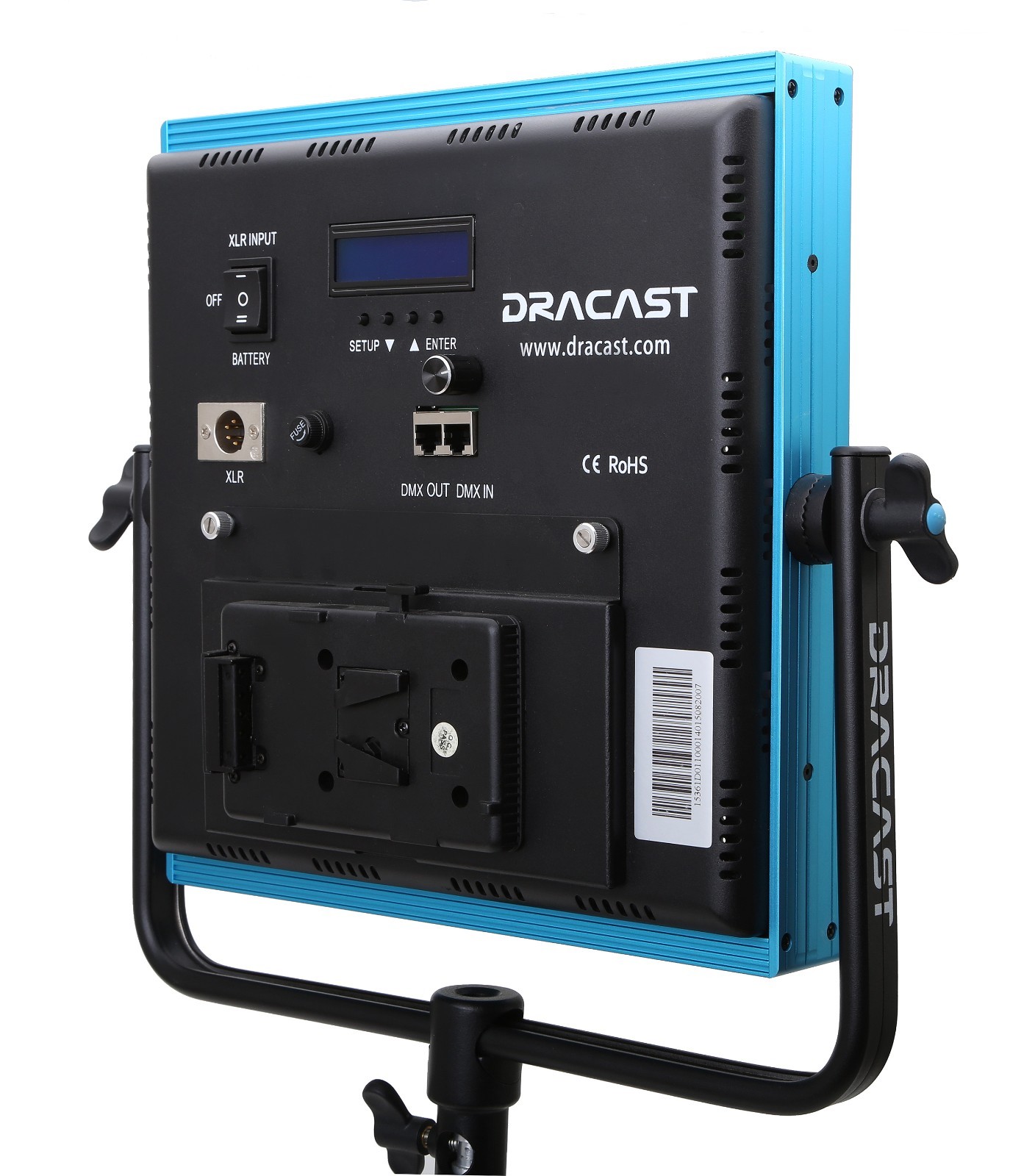 Dracast DRP-LED1000-TV Tungsten 3200K V-Mount Battery Plate