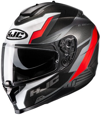 HJC C70 Silon Motorcycle Helmet Red 2XL Extra Extra Large SunShield Visor c-70