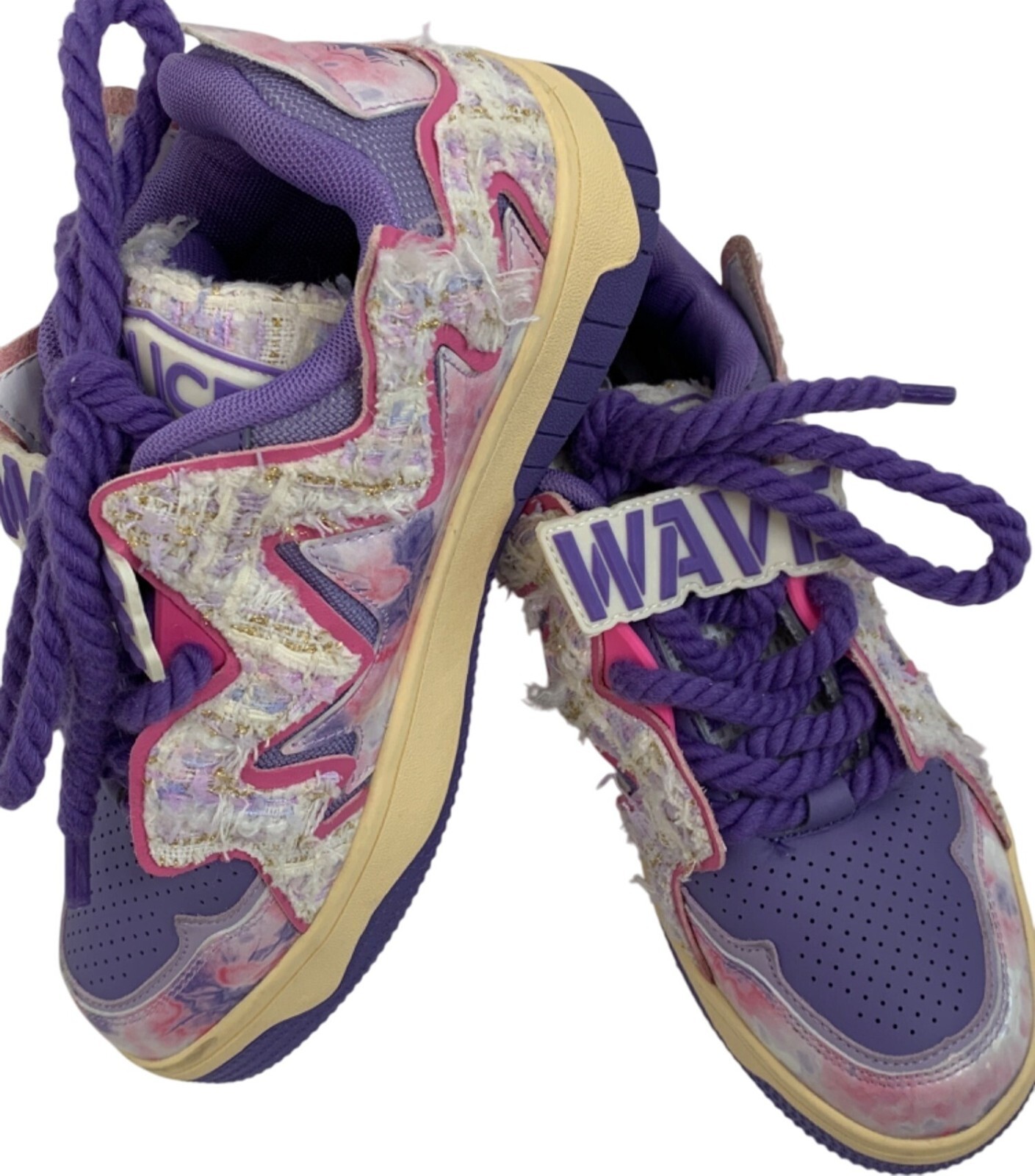 ROSASEN - ユウスケ RIO BRANCO ALVEOMESH PURPLE WHITE | VEJA