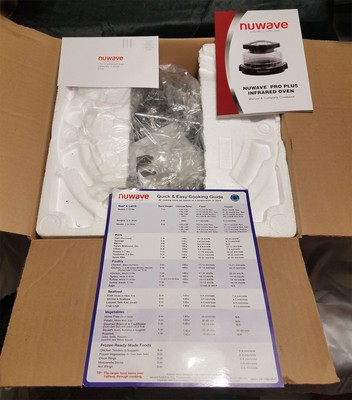 NEW OPEN BOX NUWAVE PRO PLUS INFRARED OVEN - 20602 WITH SUPREME PIZZA KIT