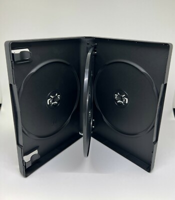 SALE! 2 HIGH QUALITY 27MM BLACK MULTI-4 DISC DVD CASE, M