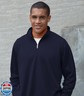 Vantage Apparel Men's Collegiate Micro Mesh Performance Team Color 1/4 Zip Pullover, Pennsylvania Quakers, Large