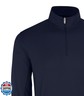 Vantage Apparel Men's Collegiate Micro Mesh Performance Team Color 1/4 Zip Pullover, Pennsylvania Quakers, Large