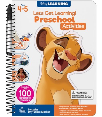 Disney Learning Let's Get Learning! Preschool Activity Book for Kids Ages 3-...