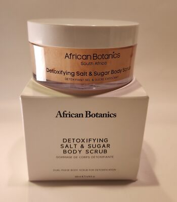 African Botanics Detoxifying Salt & Sugar Body Scrub