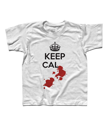 T-shirt bambino Keep calm and... ops! Calma persa! Funny divertente idea regalo