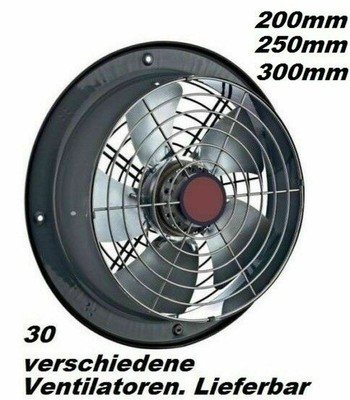  25cm Wandgebläse  Ventilator abluftventilator Ablüfter Abzugsventilator  lüfter