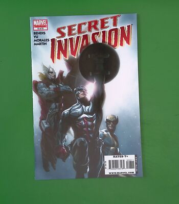 SECRET INVASION #8 VOL. 1 8.0 1ST APP MARVEL COMIC BOOK TS86-240