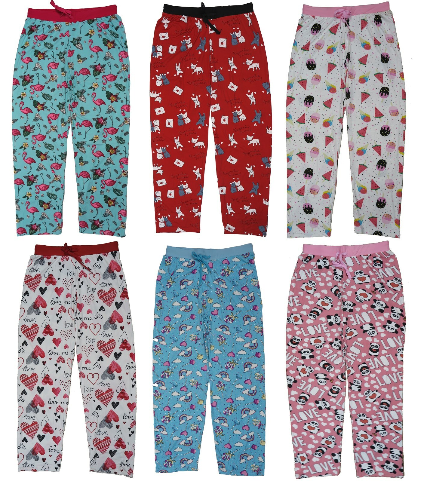 Women's Pajama Sleep Pants Soft Cozy Warm Sizes S-XL New