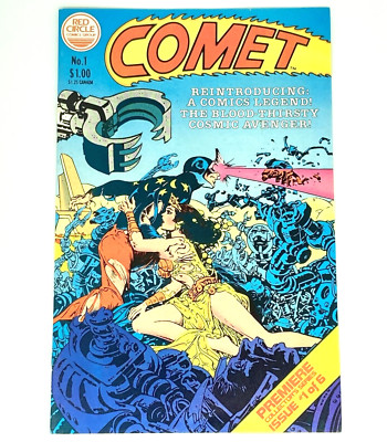 The Comet #1 (1983)  Red Circle Comics  Wraparound Cover