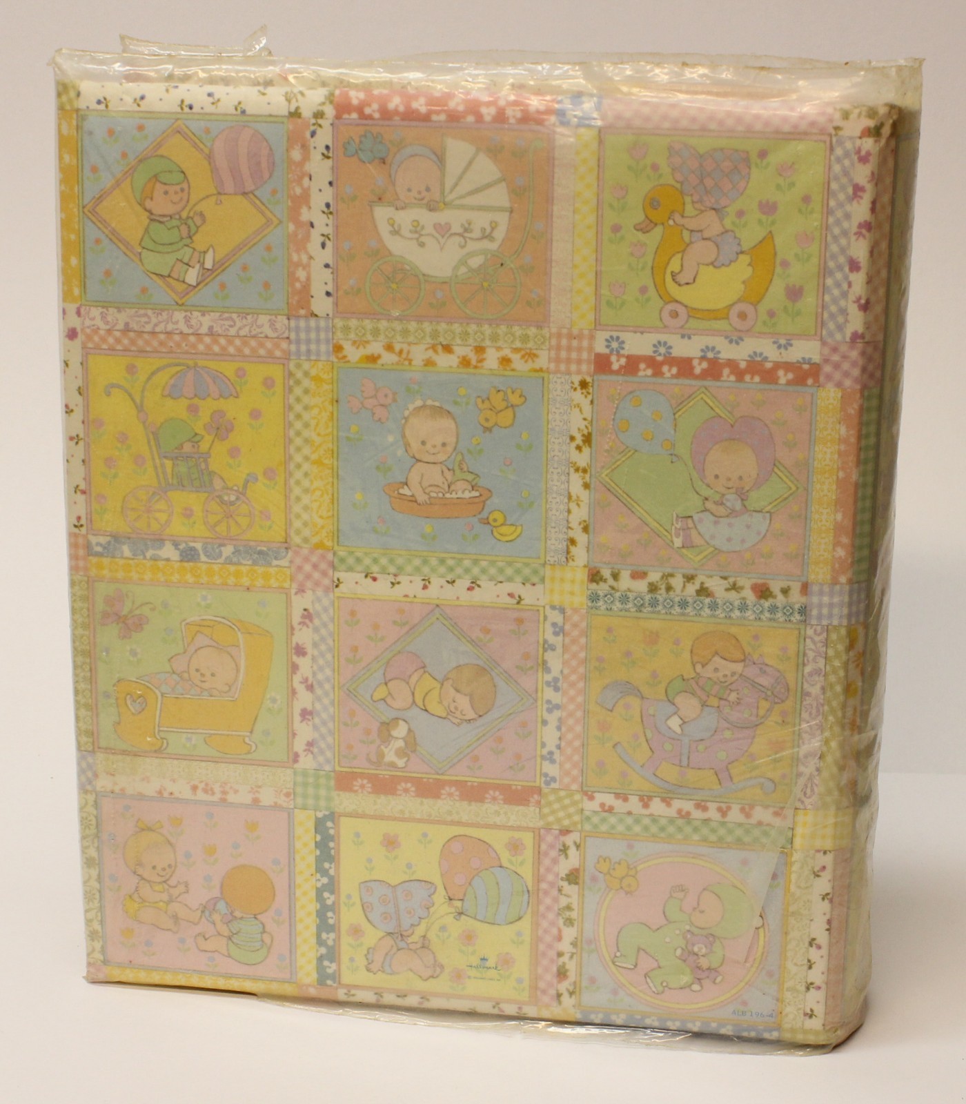 Vintage Hallmark Boy Girl Patchwork Baby Book Photo Album Memory Keepsake NEW