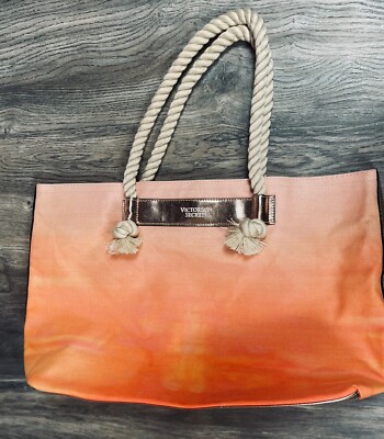 VICTORIA'S SECRET BOMBSHELL SUN DRENCHED OMBRÉ TOTE ANYTHING BAG NWOT