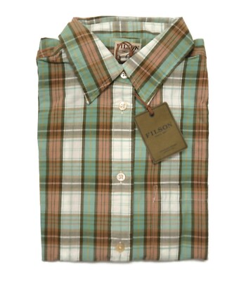 Filson Hyland Button Up Shirt Womens Small New Long Sleeve Plaid