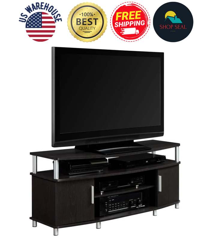 Entertainment Unit 50in Max Tv Size Flat Screen Center Conso