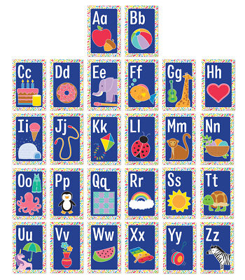 Carson Dellosa Mini Posters: Alphabet Cards Poster Set Grade PK-2 (26 mini