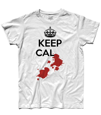 T-shirt uomo Keep calm and... ops! Calma persa! Funny divertente idea regalo