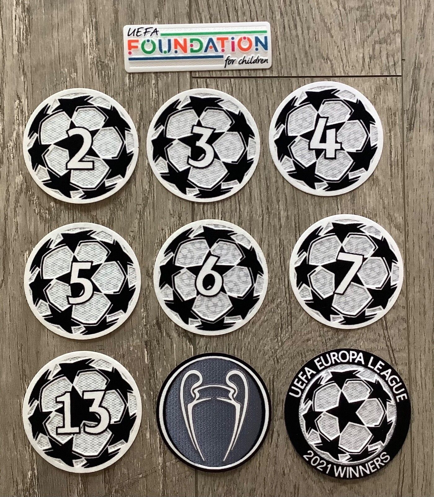 2021/22 UEFA Champions League patch set- Madrid, Munich