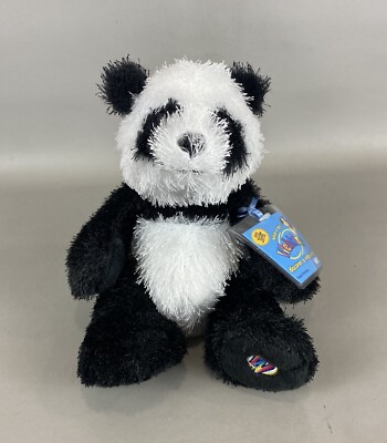 NWT GANZ Webkinz Plush Toy PANDA BEAR HM111 w/ Sealed Code Tag