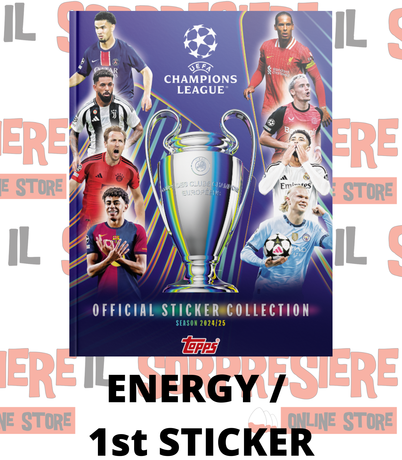 Topps Uefa Champions League 2024/25 2025 Stickers Energy