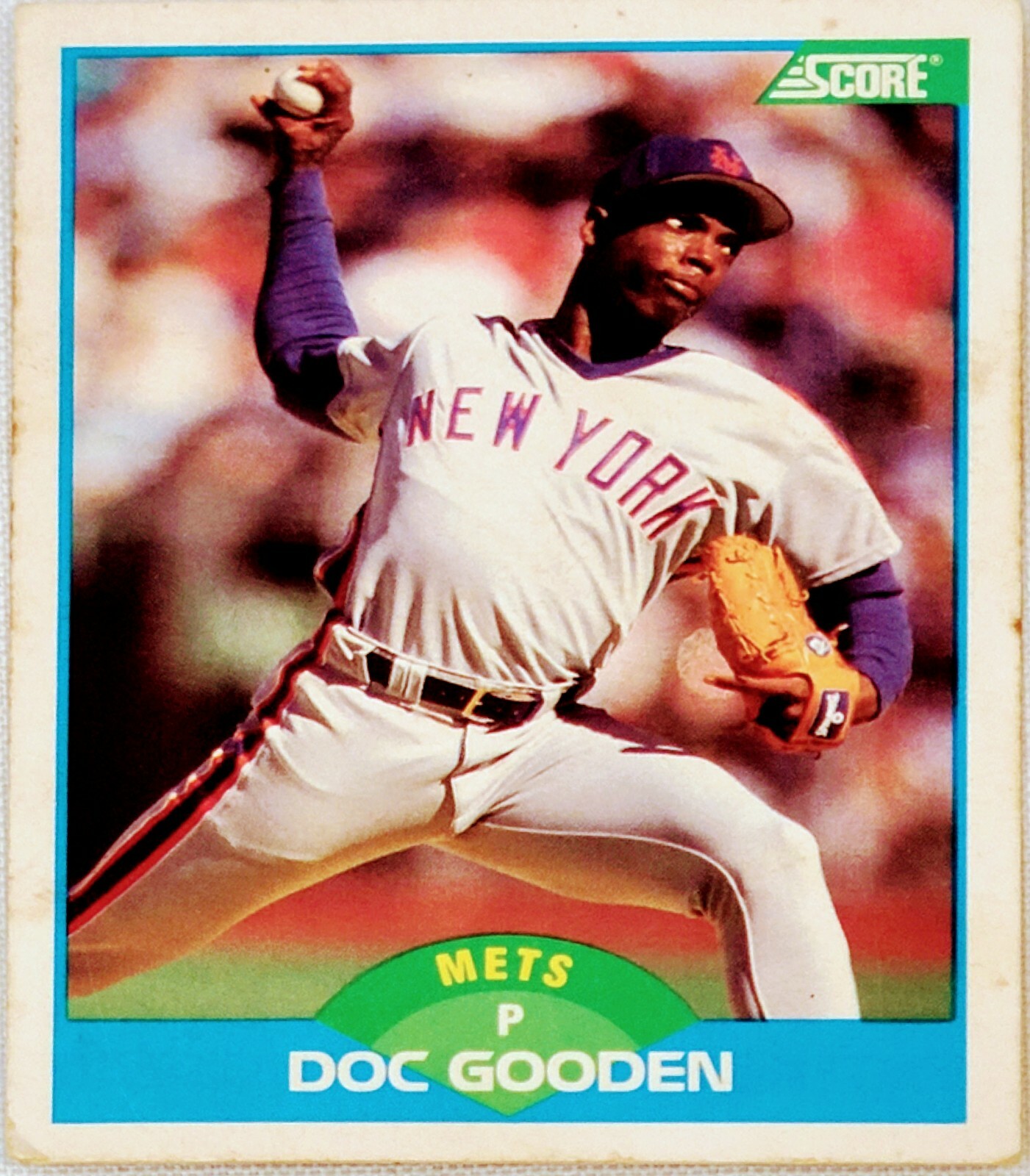 1989 Score Dwight Doc Gooden #200 New York Mets Baseball