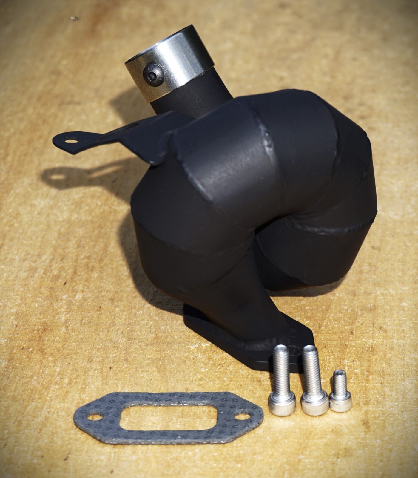 twisty pro pipe custom single port ported muffler pipe Husqvarna 372xp 390xp