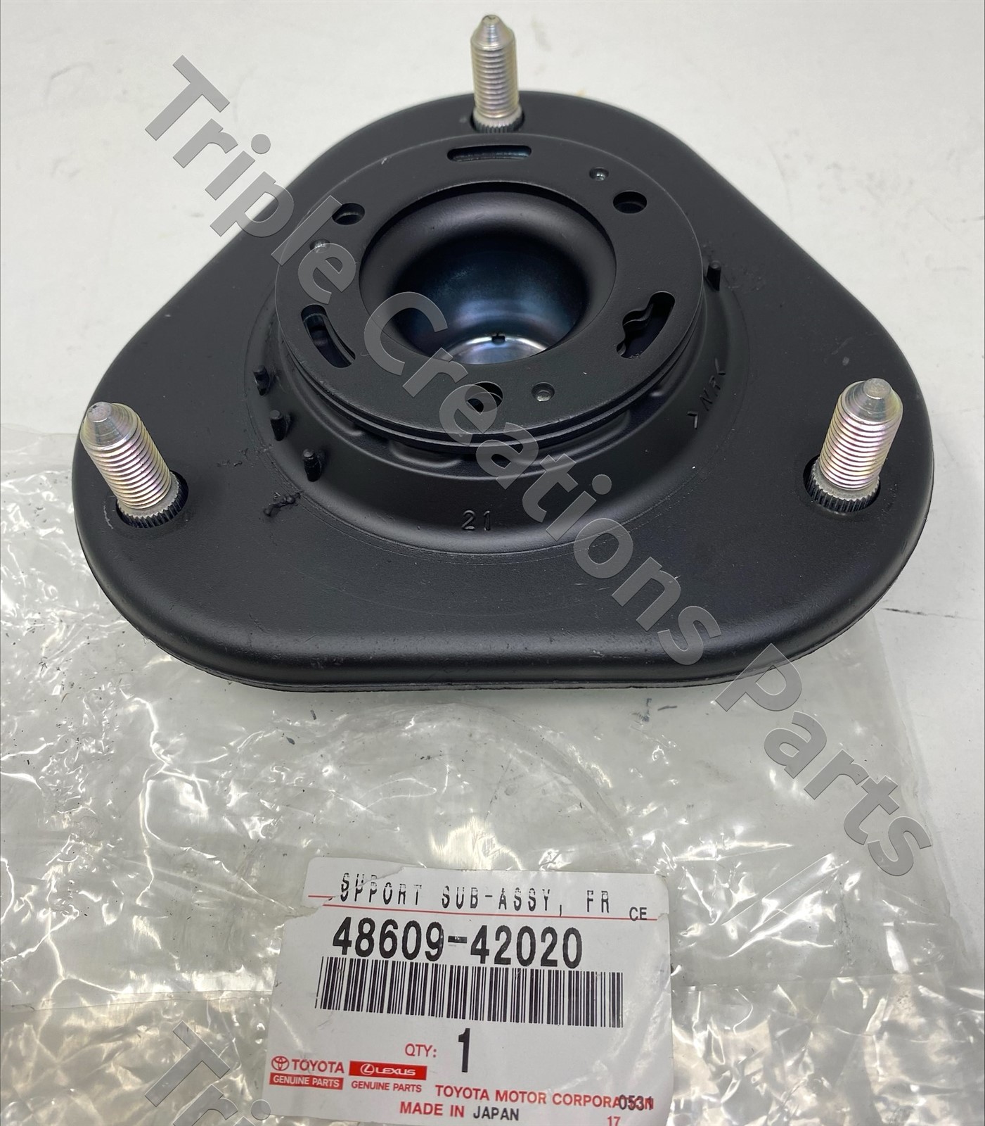 Toyota Genuine 48609-42020 Support Sub-Assy Front Suspension RH Or