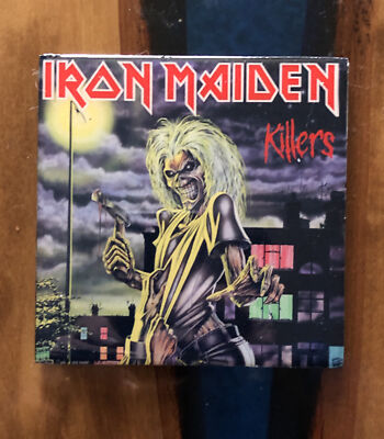 IRON MAIDEN Killers Coaster Custom Epoxy Coated Felt Back! FREE SHIPPING!! 4 x4 