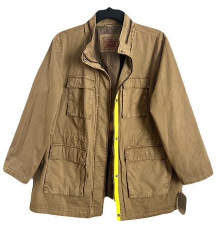 ジャケット・アウター SOPHNET. STAND COLLAR MILITARY COAT L Military Green Wool Overcoat military officer field Long