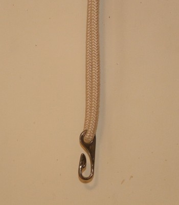 IVORY BRAIDED STRETCH ROPE BELT 34-43