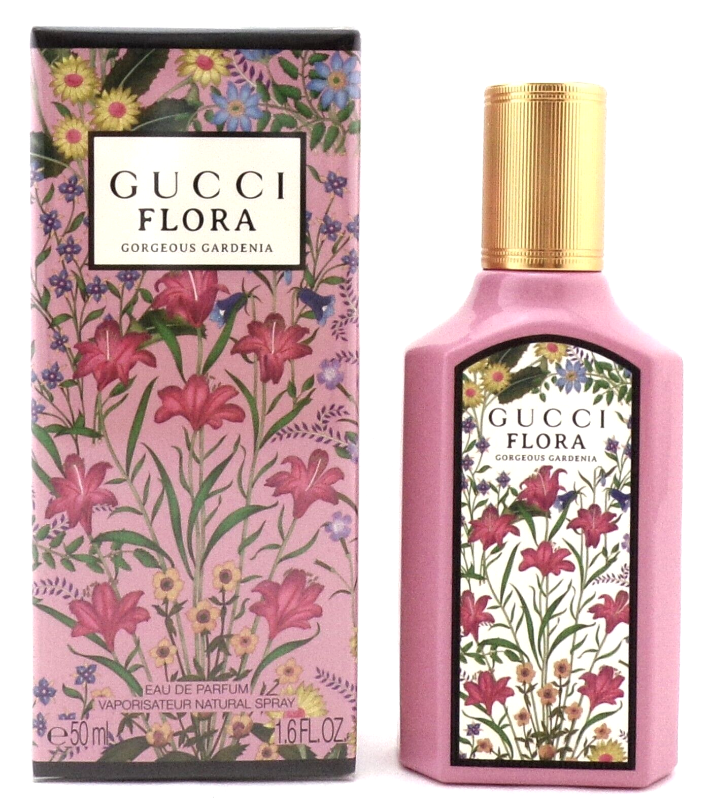 Gucci Flora Gorgeous Gardenia 1.6oz Eau de Parfum Spray for Women New Sealed Box