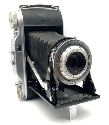 Agfa Record II Klappkamera mit Apotar 105mm 1:4.5 Pronto Analogkamera