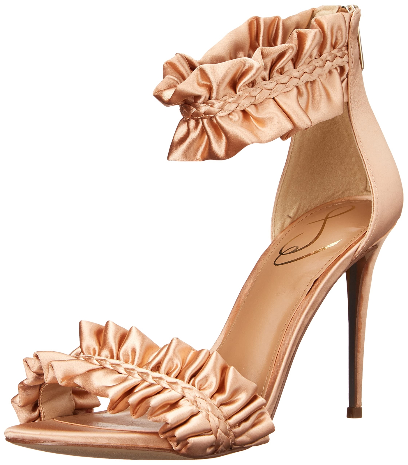 

Женские босоножки на каблуке Sawyer Sam Edelman Rosa Blush 38 евро США 8, Розовый