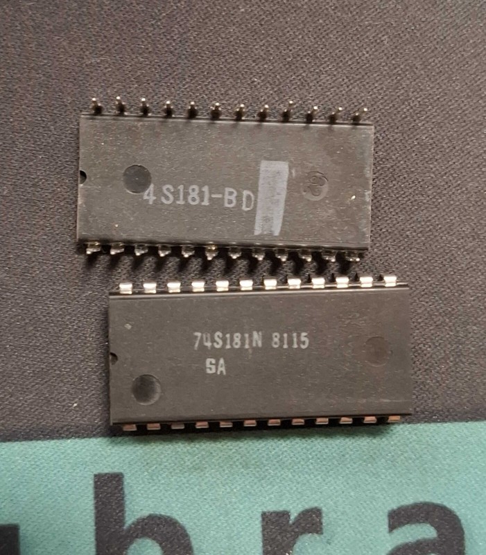 74s181n || Sign. || New & Dil28 || Arithmetic Logic Ic  6 Pcs