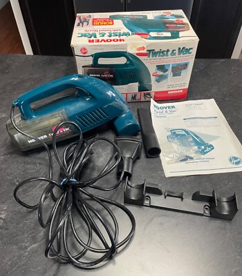 Hoover S1147 Twist & Vac Electric Handheld Vacuum Cleaner Tested Working