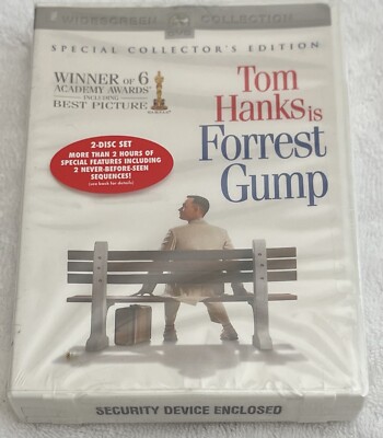 Forrest Gump 1994 - DVD - New Still Sealed with Hype Sticker & Bonus Disc!!!  