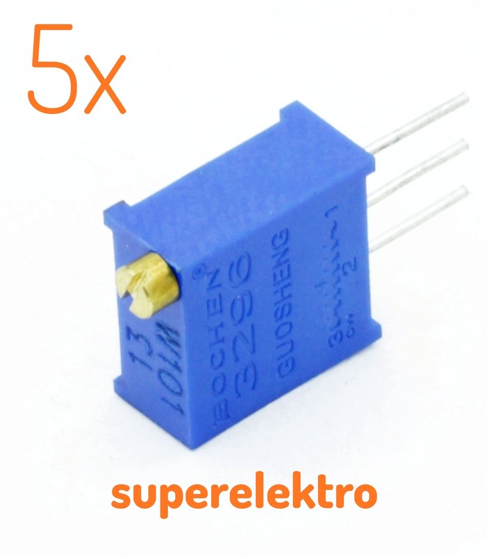 5x Trimmer-Potentionmeter 1k 10k 100k 50k 102 103 104 503