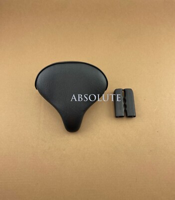 NEW! ABSOLUTE BEACH CRUISER VINYL SADDLE 209 IN ALL BLACK W/ BLACK CUSTOM GRIPS.