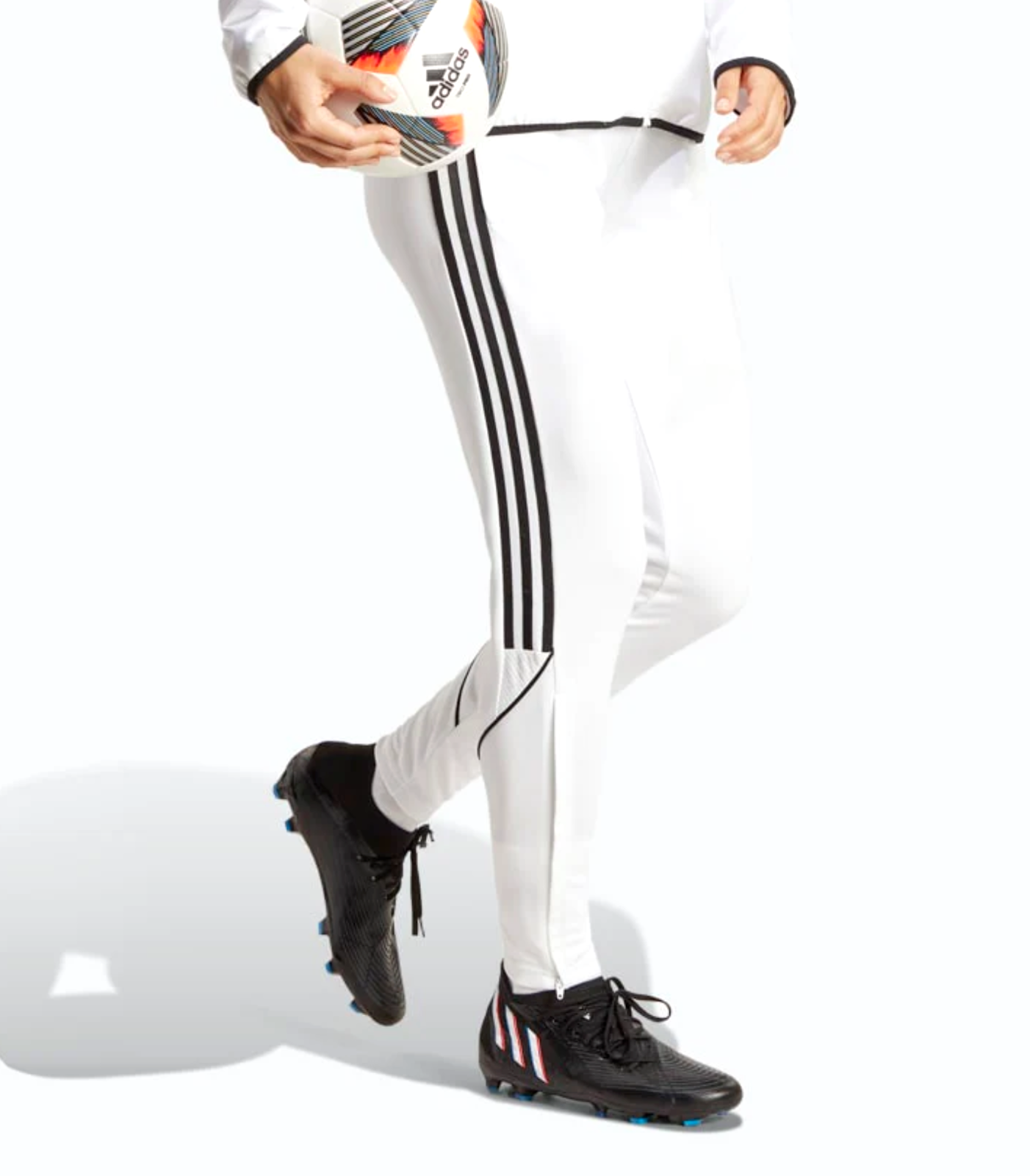 NEW WOMEN'S ADIDAS TIRO 23 SOCCER TRAINING PANTS ~ SIZE MEDIUM  #HS3542 WHITE