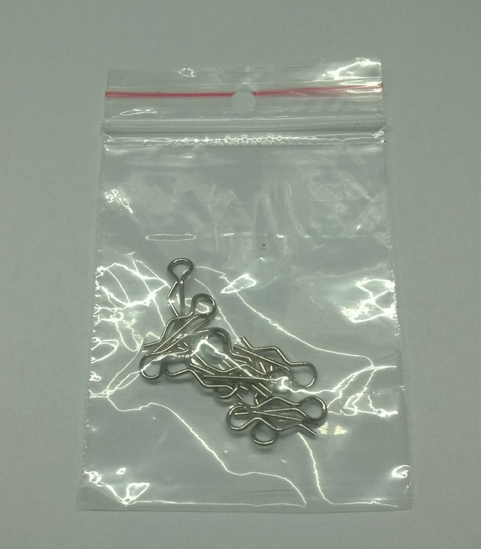 12x Karosserieklammern Karosplinte Karohalter Edelstahl Rc Modellbau 1:12 - 1:16