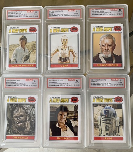 STAR WARS TOPPS Rare 1977 Card Designs - All Graded Gem Mint STAR WARS TOPPS Rare 1977 Card Designs - All Graded Gem Mint