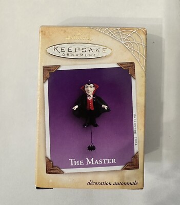 Hallmark Keepsake THE MASTER - 2004 Vampire Dracula Halloween Ornament 