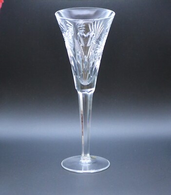 Waterford Crystal Millennium Series Love Champagne Flute Glass Signed