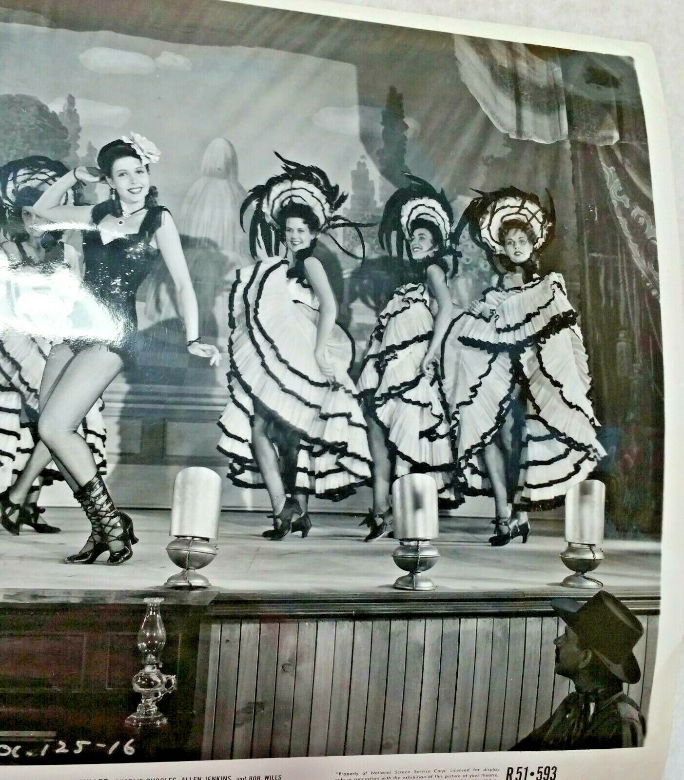 Caberet Dancing Penny Singleton Movie Photo For Go West, Young Lady Theater Copy