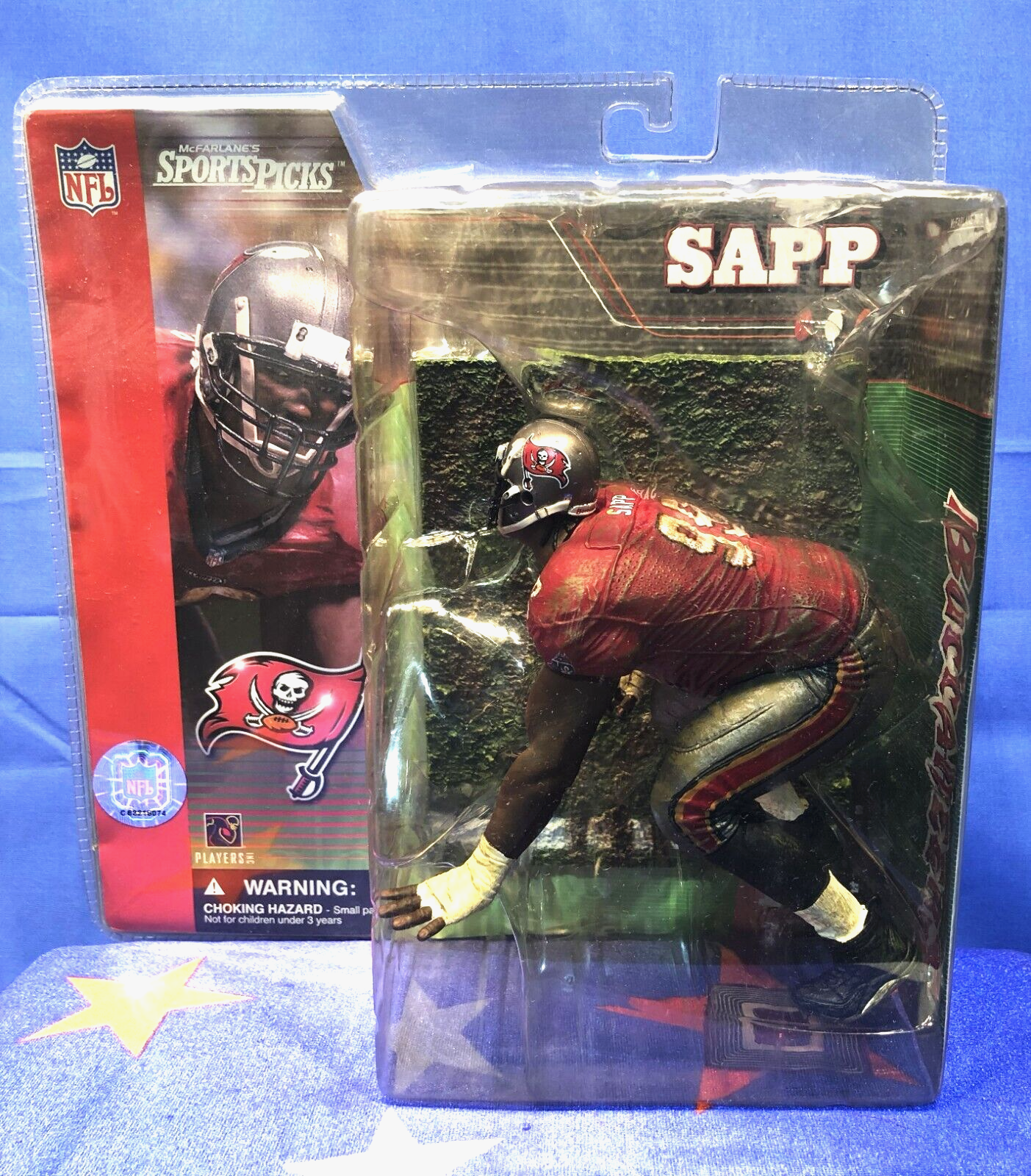 マクファーレン NFL1 ウォーレン・サップ/バッカニアーズ Tampa Bay Buccaneers Warren Sapp McFarlane NFL Series 1