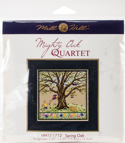 Mill Hill Counted Cross Stitch Kit 5.25"X5.25"-Spring Oak (14 Count)