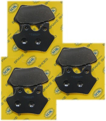 FRONT&REAR BRAKE PADS fit HARLEY DAVIDSON FXDX 2000-2004 Dyna Super Glide Sport