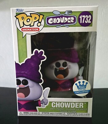Funko Pop Chowder #1732 -Cartoon Network- Funko Exclusive  With Soft PROTECTOR!