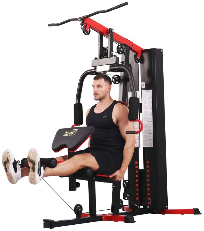 Multifunctional Home Gym System Full Body Workout Station 330lb Weight Workout