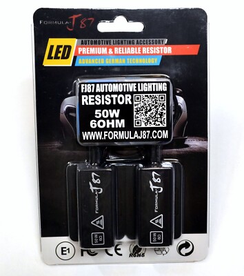 LED Load Equalizer 50W Resistor Bulb 7443 Front Turn Signal Fix Hyper Flashing