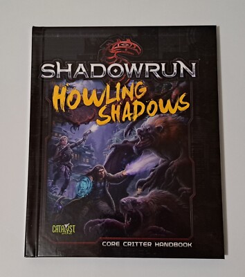 Shadowrun 5e Howling Shadows Critter Handbook Catalyst Game Labs Brand New